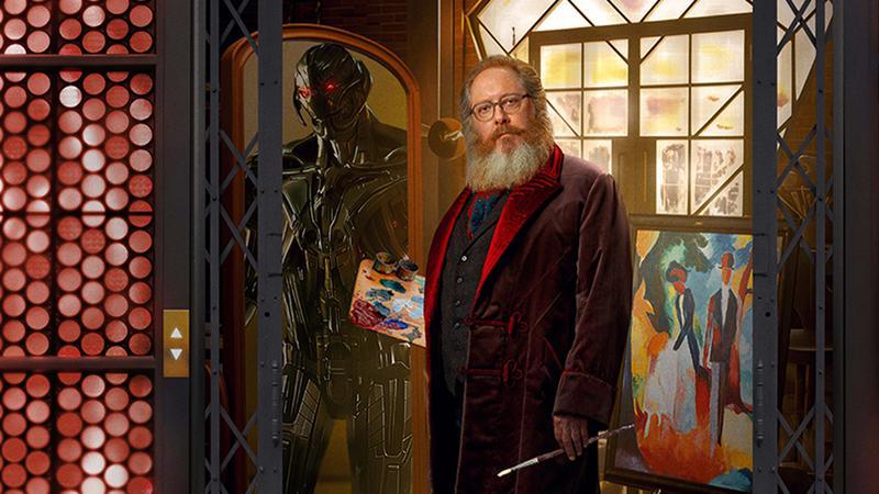 Ultron's robot and human form in VisionQuest.