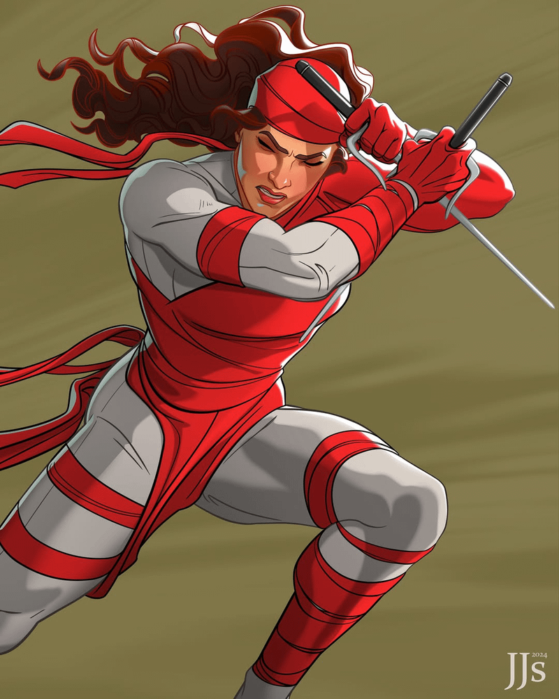 Peggy Carter as Elektra in What If...? concept image