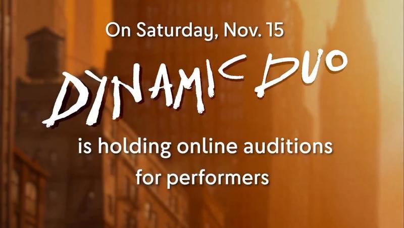 Dynamic Duo first footage open casting call