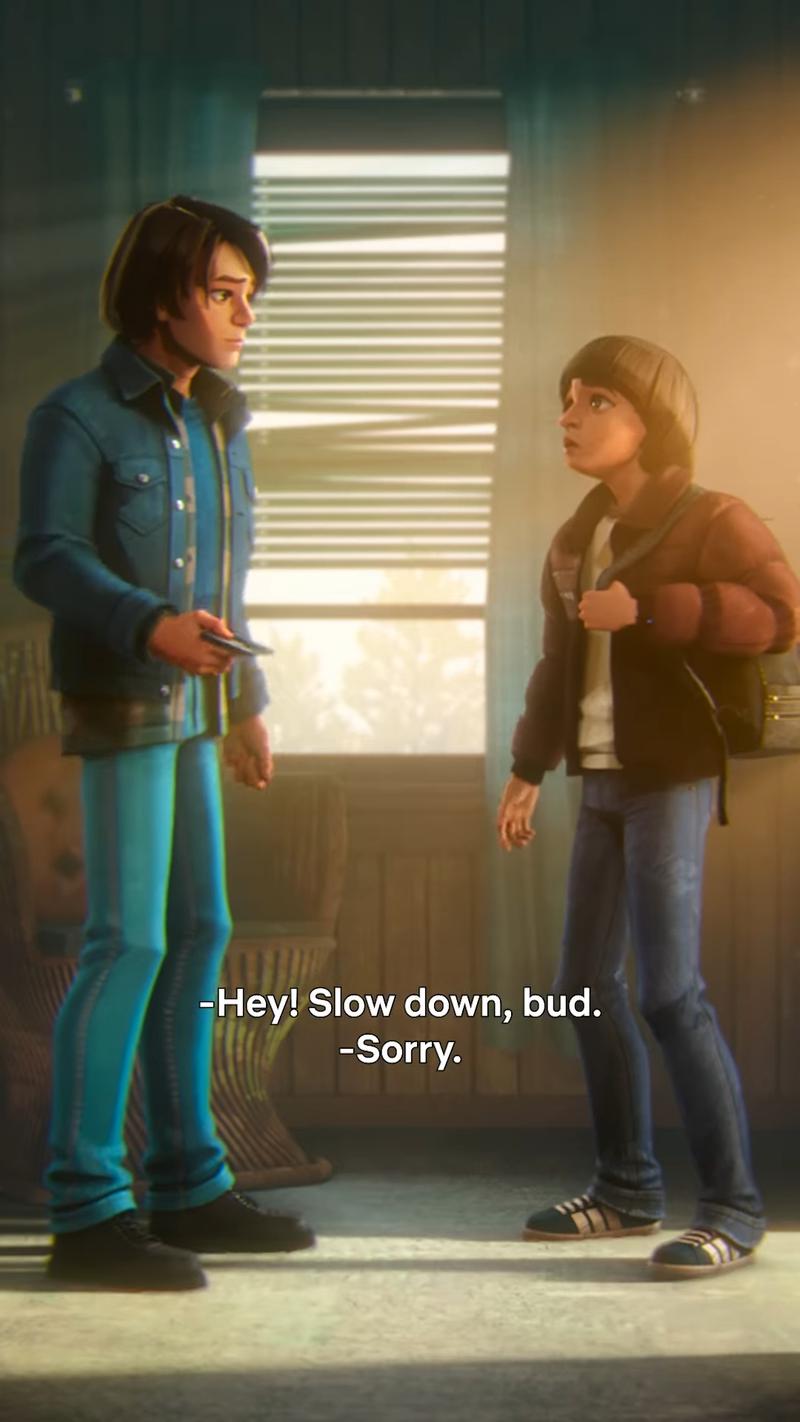 Jonathan and Will Byers in Stranger Things: Tales From '85.