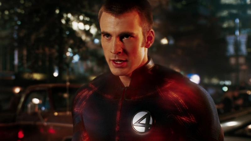 Chris Evans as Johnny Storm in Fantastic Four