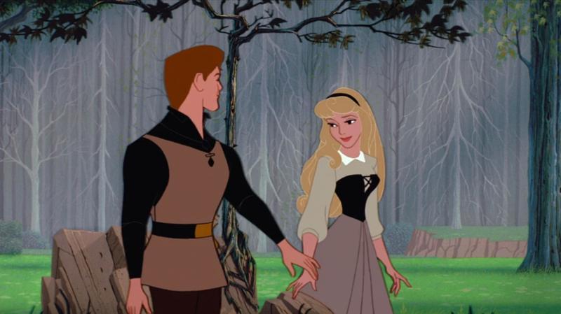 Prince Phillip and Aurora in Sleeping Beauty