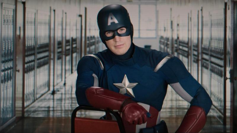 Chris Evans as Steve Rogers/Captain America in Spider-Man: Homecoming