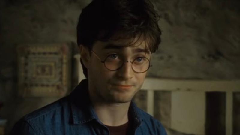 Daniel Radcliffe as Harry Potter in Harry Potter and the Deathly Hallows Part 2