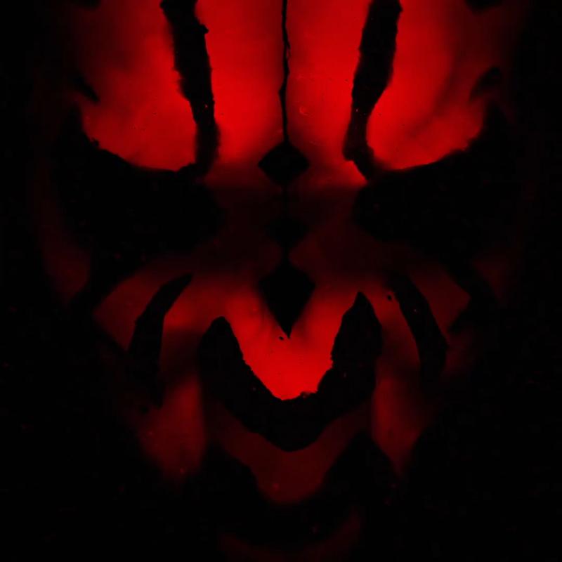 Darth Maul's face in the Maul: Shadow Lord trailer.