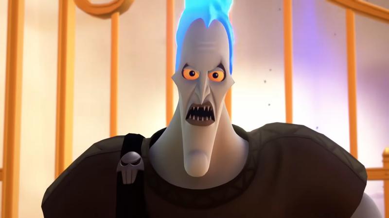 Hades on Mount Olympus in 'Kingdom Hearts 3.'
