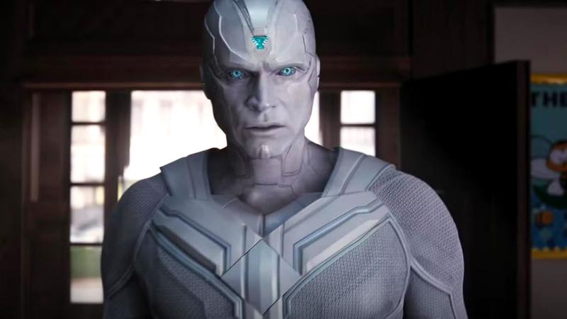 Paul Bettany as White Vision in WandaVision