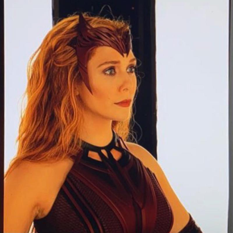 Scarlet Witch WandaVision Costume Test Side