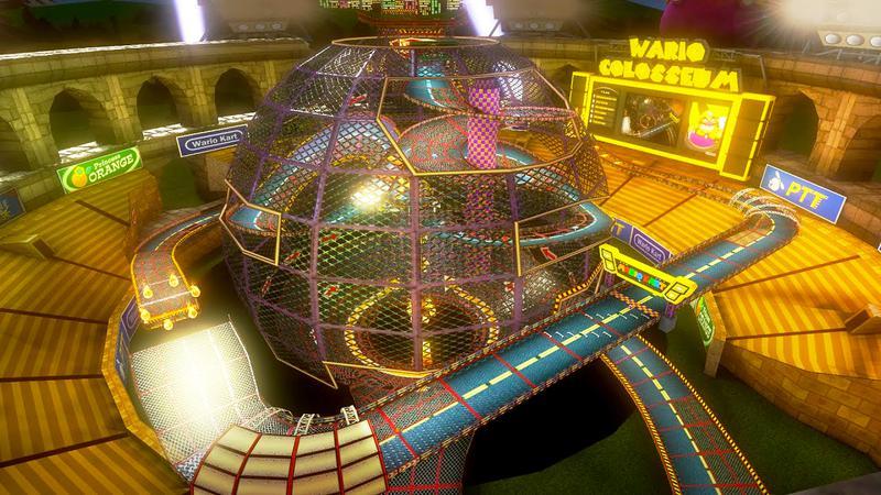 Wario Colosseum race track from Mario Kart: Double Dash