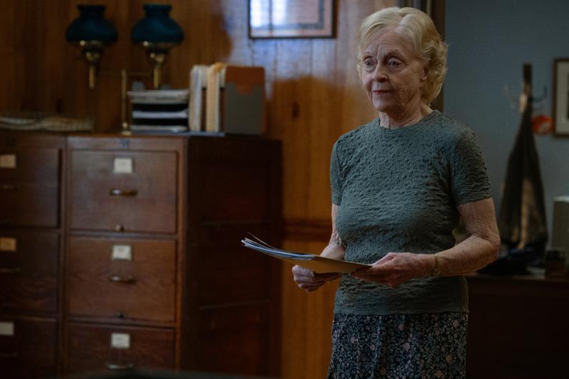 K Callan as Ruth in Widow's Bay Episode 5.