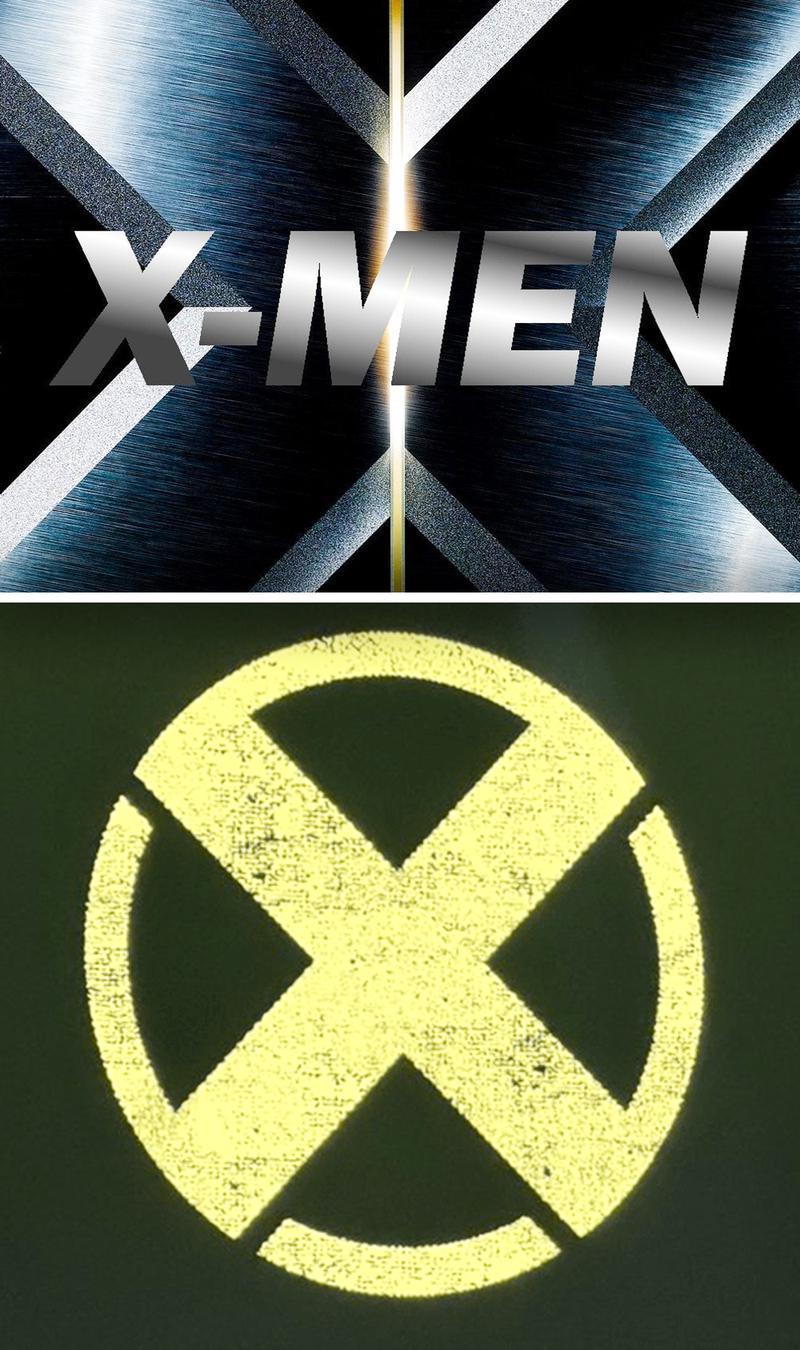 X-Men Fox movie logo vs Marvel Studios X-Men reboot logo.