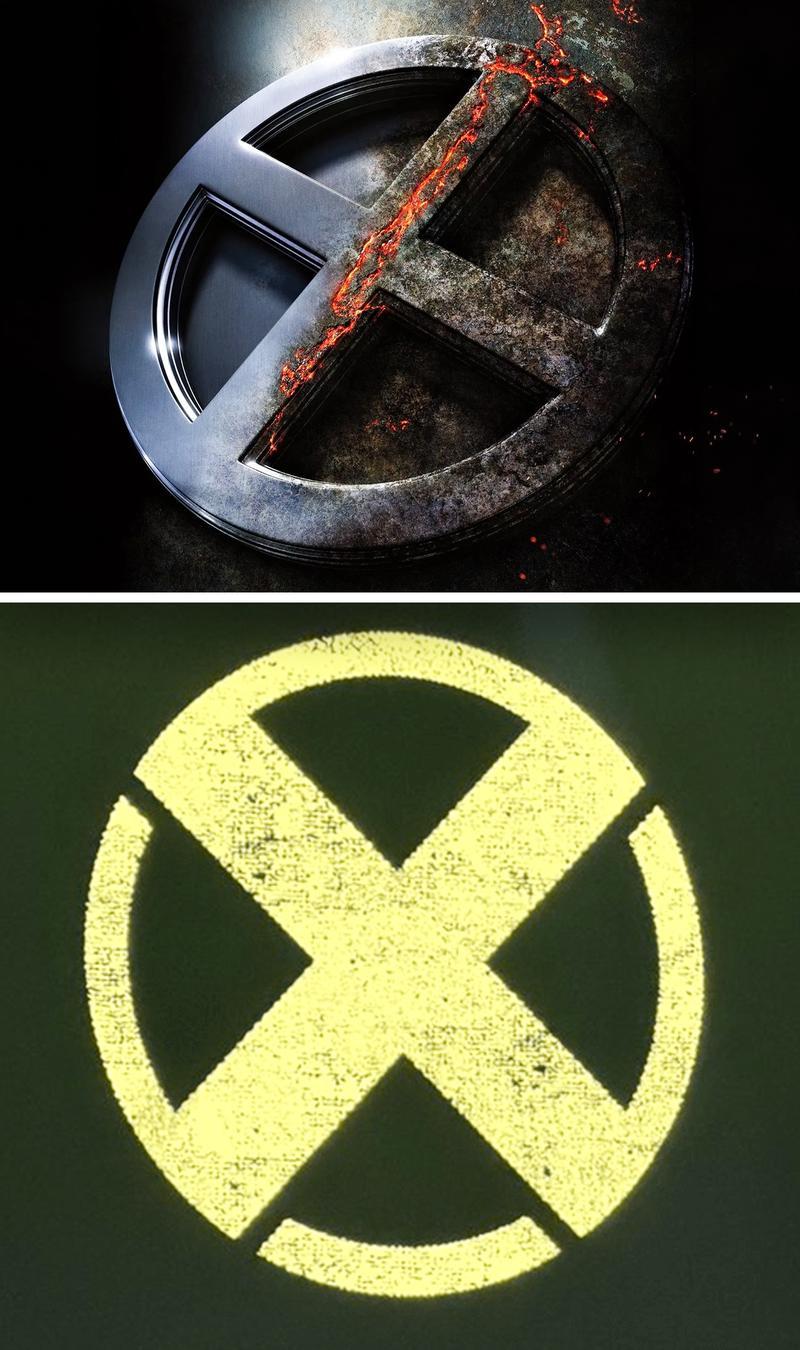 X-Men Apocalypse logo vs MCU X-Men logo.