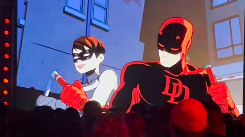 Daredevil and his sidekick Finesse.
