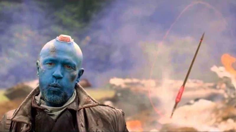 Yondu using his arrow.