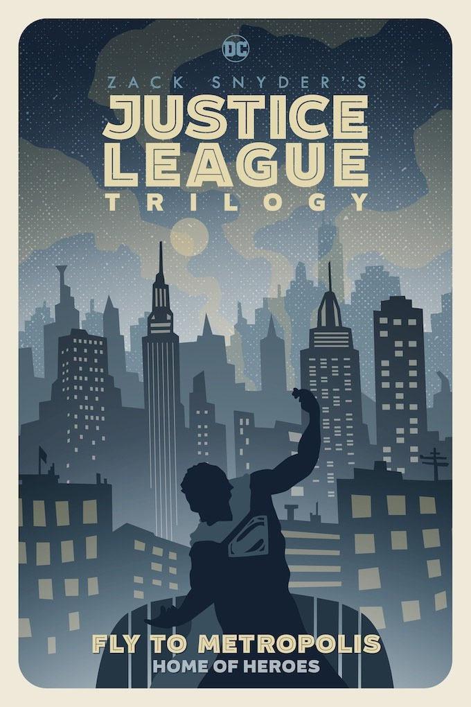 Zack Snyder's Justice League trilogy poster.