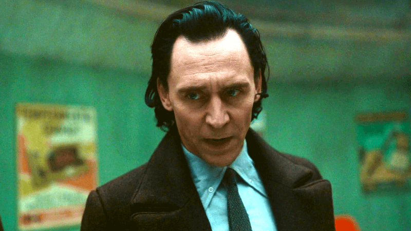 Tom Hiddleston as Loki.