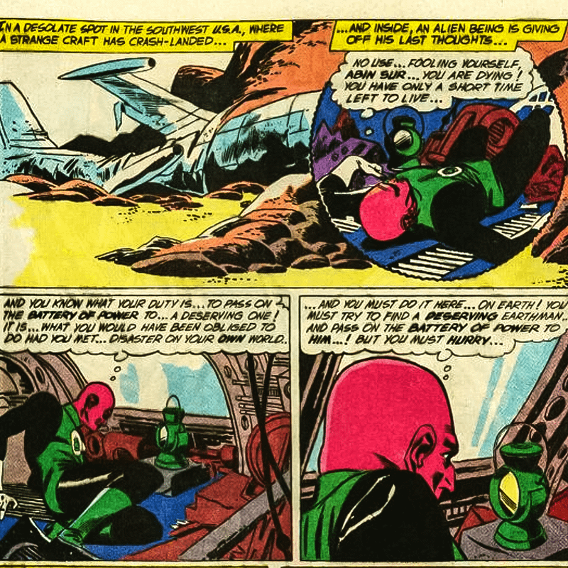 Green Lantern Abin Sur.