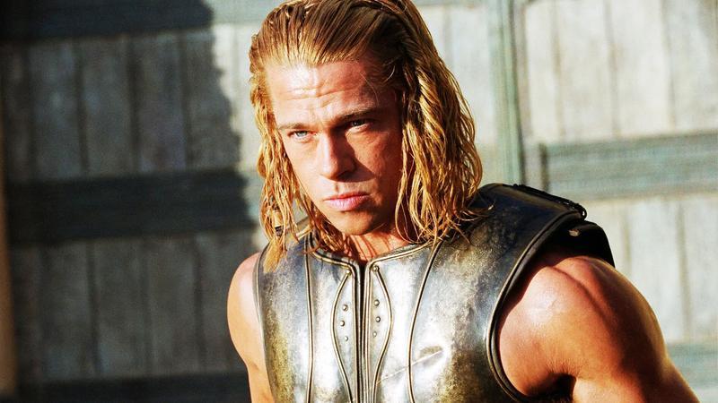 Brad Pitt as Achilles in Troy.