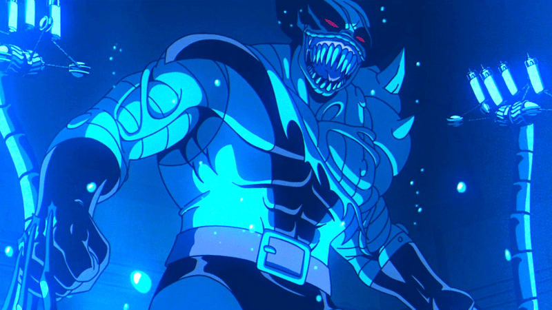 Wolverine in the adamantium chamber in X-Men '97.