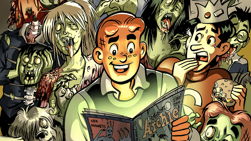 Artwork from the horror comic book series Afterlife with Archie.