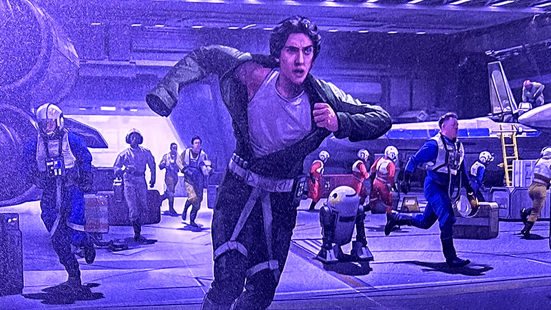 Ezra Bridger wearing his flight suit in D23 art.