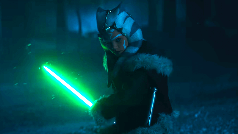 Ariana Greenblatt as Ahsoka in Ahsoka Season 2 trailer.