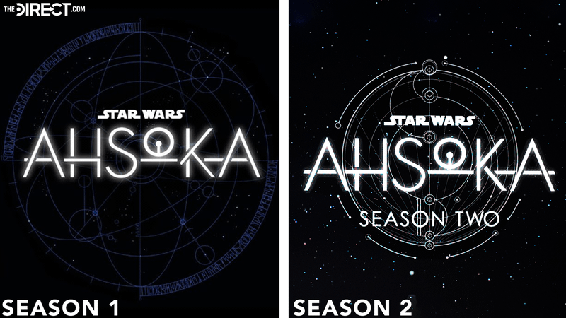 Ahsoka Season 1 logo compared to Season 2.