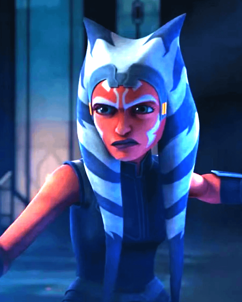 Ahsoka tano in The Clone Wars