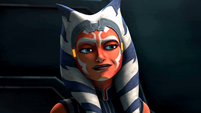 Ahsoka Tano in The Clone Wars voiced by Ashley Eckstein