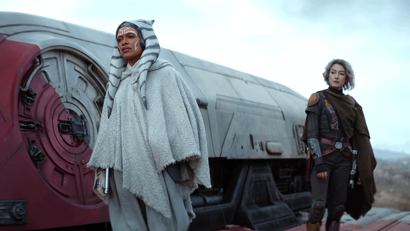 Sabine Wren and Ahsoka Tano on Peridea in Season 2.