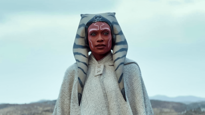 Rosario Dawson as Ahsoka Tano in Ahsoka.