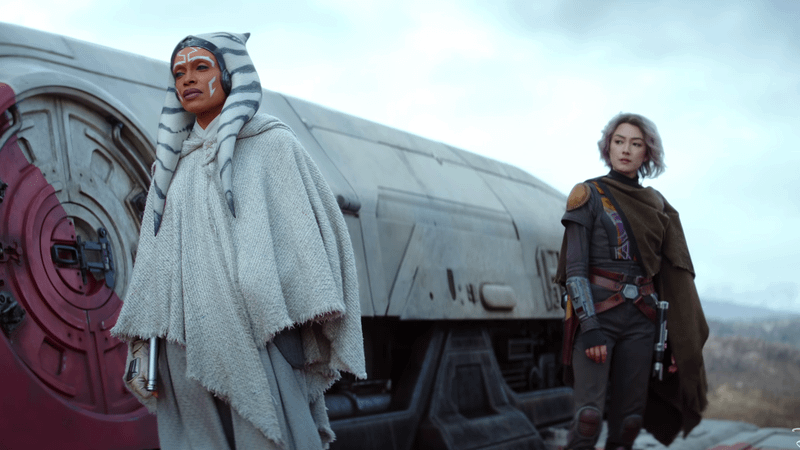 Sabine and Ahsoka in live action.