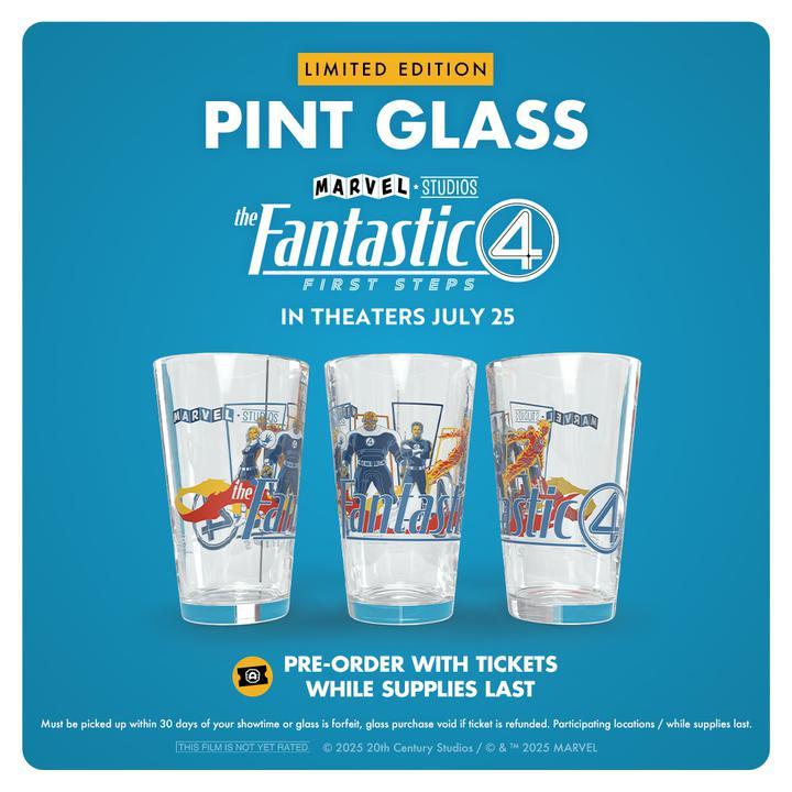 Alamo Drafthouse pint glasses