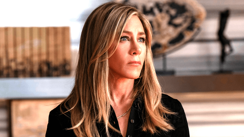 Jennifer Aniston as Alex Levy looking lost in The Morning Show