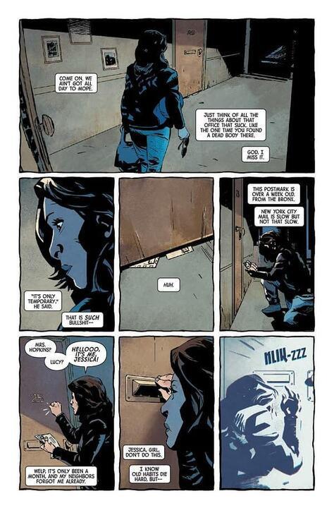 Jessica Jones: Alias issue 1 panel.