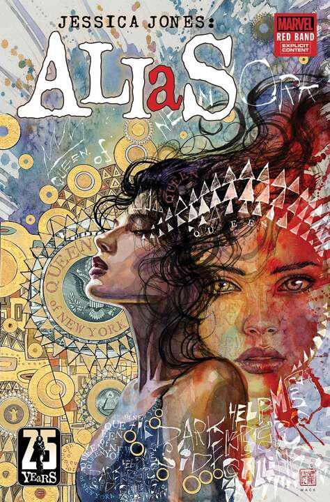 The Jessica Jones: Alias issue 1 cover.