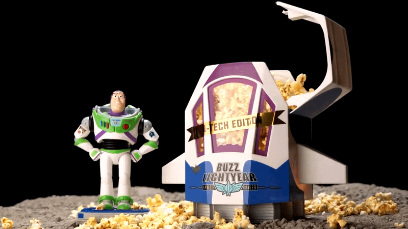 Buzz popcorn bucket from AMC.