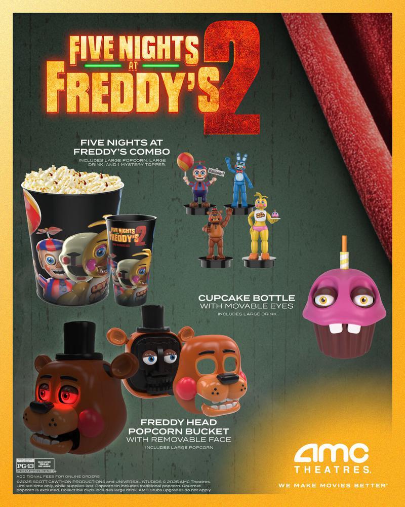 Five Nights at Freddy's 2 popcorn buckets