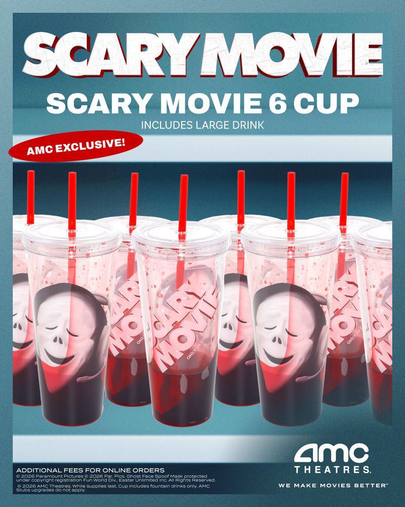 Scary Movie movie theater cup.
