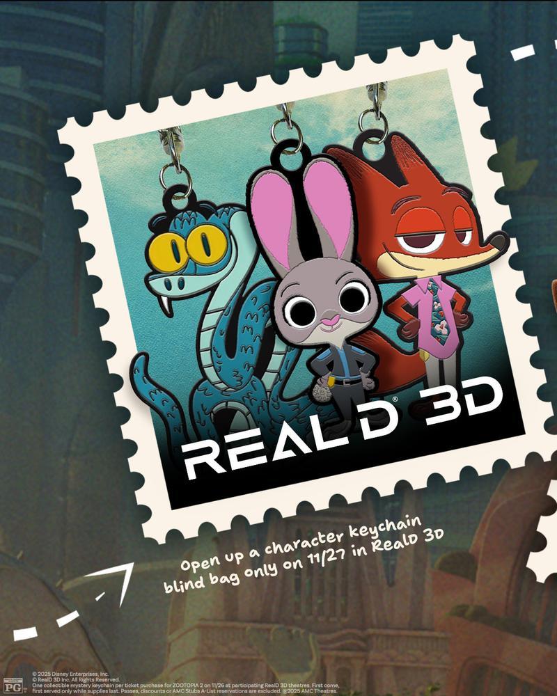 keychains from Zootopia 2
