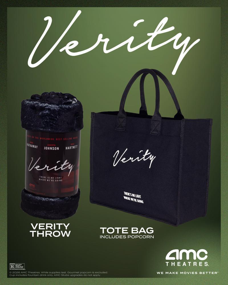 A Verity throw and Verity handbag from AMC.