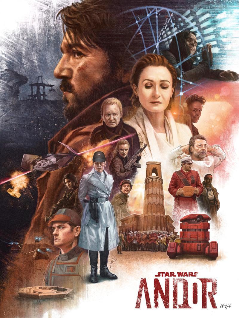 An officially licensed Andor poster