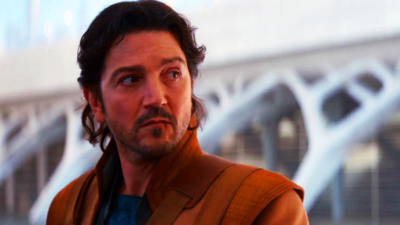 Diego Luna as Cassian Andor in the Star Wars universe.
