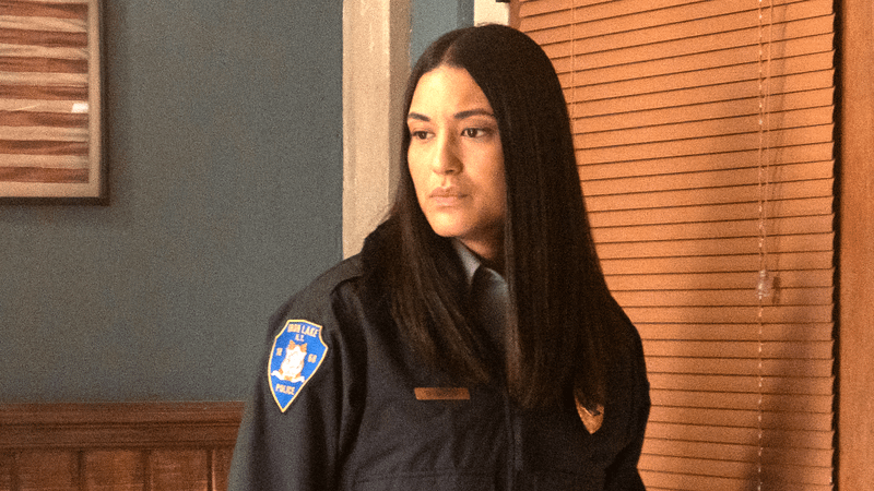 Julia Jones as Angela in Dexter: New Blood