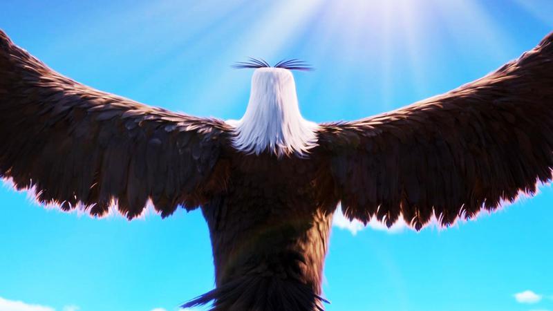 Mighty Eagle in Angry Birds Movie.