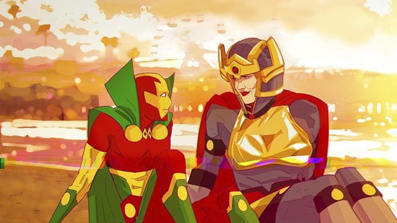 Scott Free and his wife Big Barda.