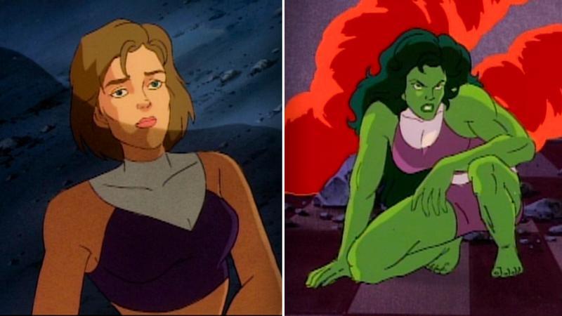 She-Hulk in The Incredible Hulk animated show.