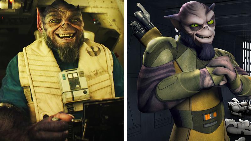 Zeb in The Mandalorian & Grogu and Star Wars Rebels.