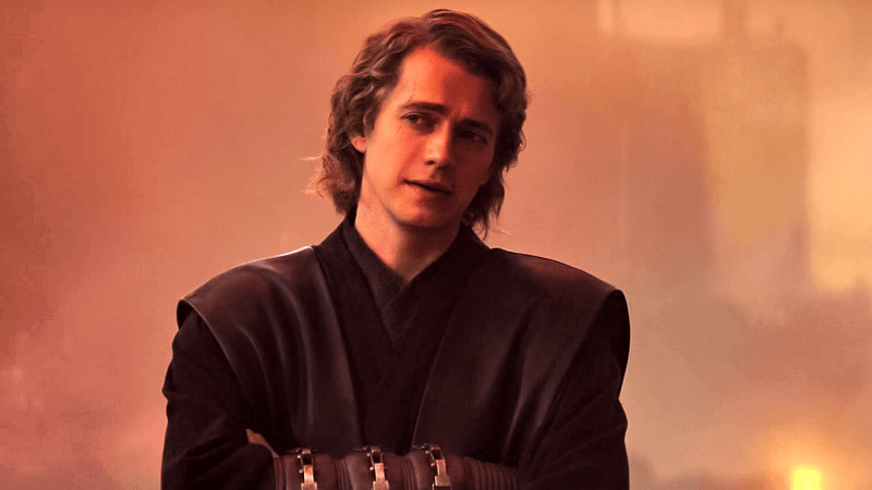 Hayden Christensen as Anakin Skywalker in Ahsoka.