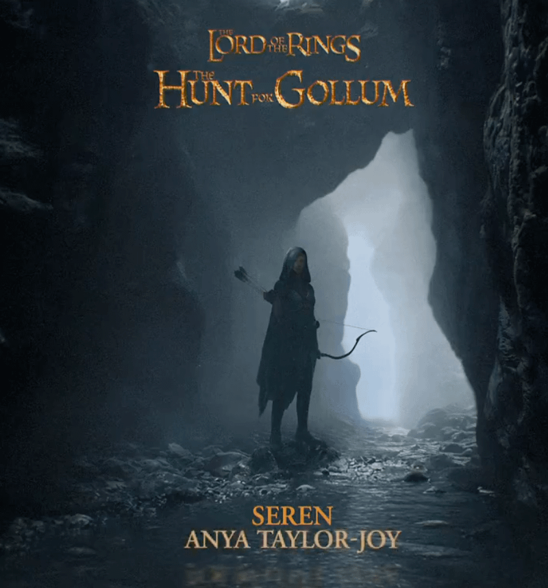 Lord of the Rings The Hunt for Gollum Anya Taylor Joy Seren casting.